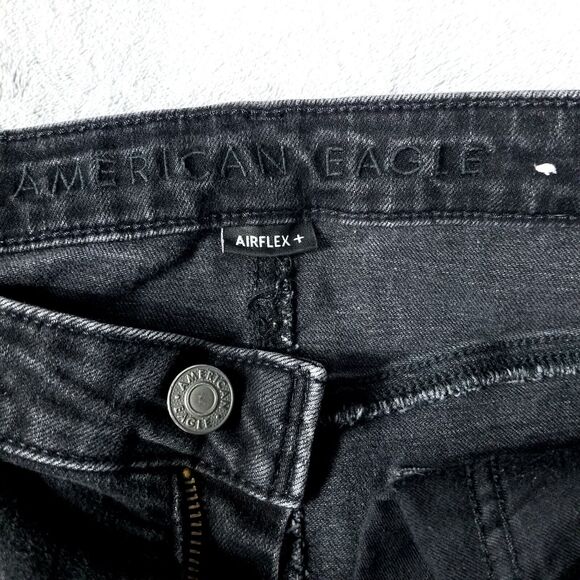 American eagle Jeans Mens 31×32 Black Slim AIR Flex - Picture 10 of 13